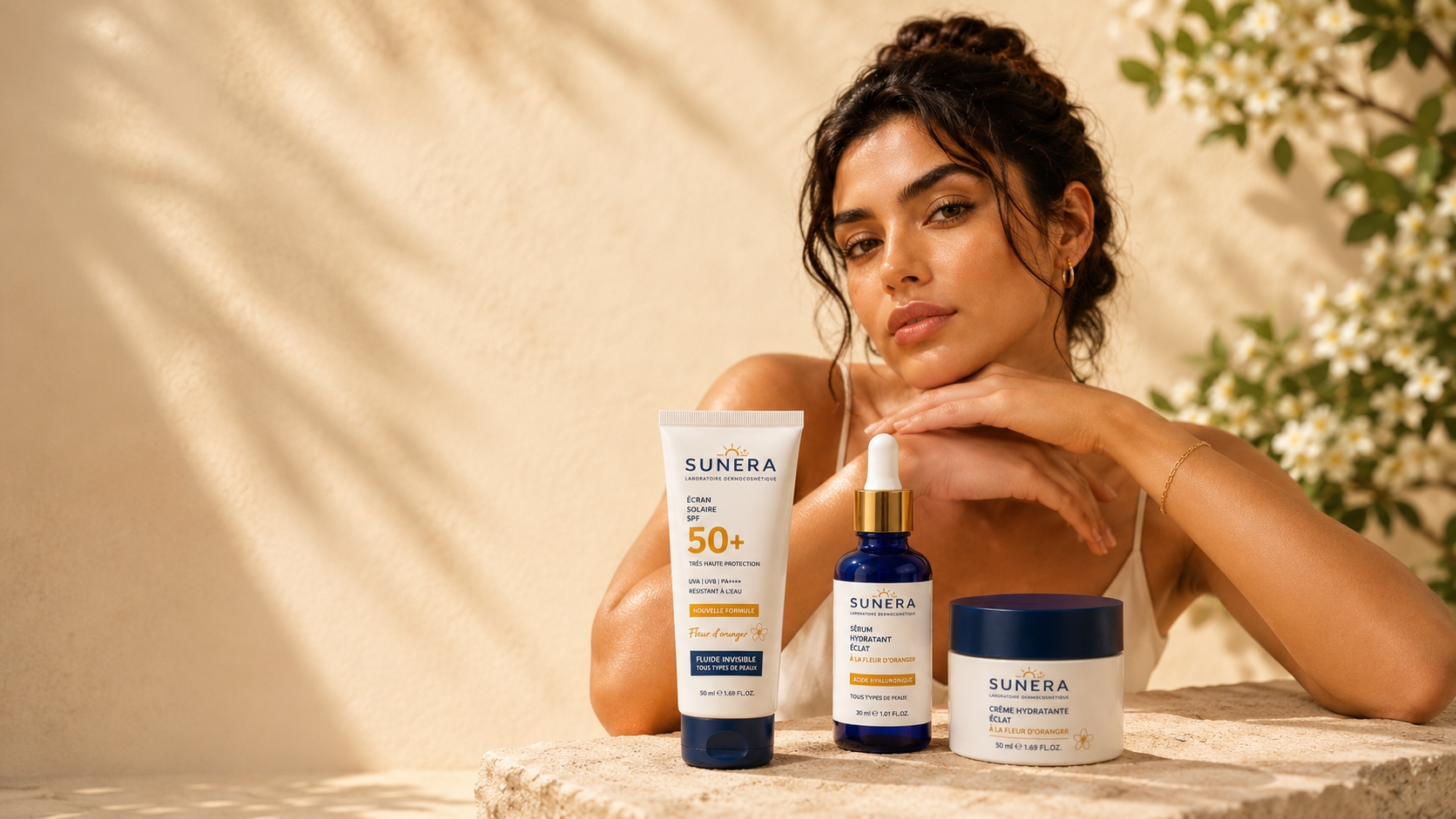 Routine solaire et soins SUNERA